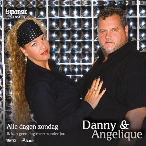 9.004 - Danny & Angelique - Alle dagen zondag / Ik kan geen dag meer zonder jou (Front)