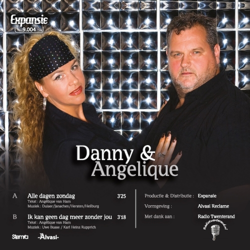 9.004 - Danny & Angelique - Alle dagen zondag / Ik kan geen dag meer zonder jou (Back)
