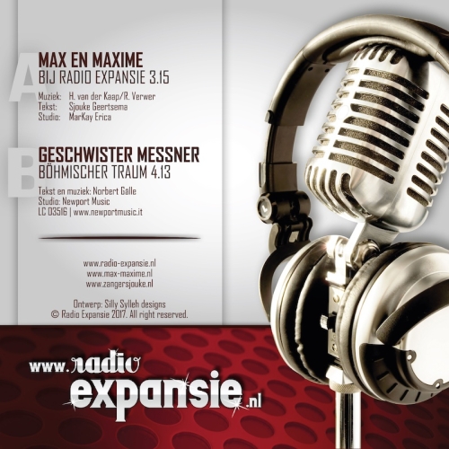 9.008 - Max en Maxime / geschwister messner - Bij Radio Expansie - bohmischer Traum (instr.) (Back)