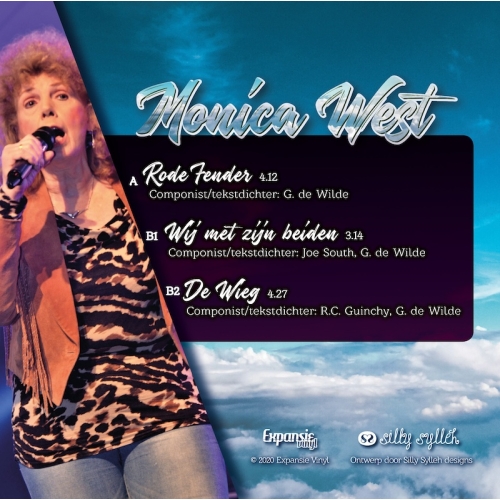 9.021 - Monica West - Rode Fender / Wij met z.n beiden / De Wieg (Back)