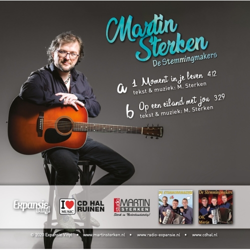 9.024 - Martin Sterken - 1 moment in het leven / Op een eiland met jou (Back)