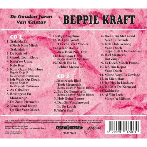 CTC-2228449 - Beppie Kraft - De Gouden Jaren Van Telstar  (Back)