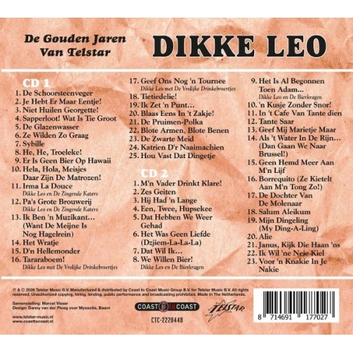 CTC-2228448 - Dikke Leo - De Gouden Jaren Van Telstar (Back)