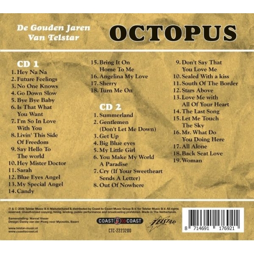CTC-2223200 - Octopus - De gouden jaren van Telstar (Back)