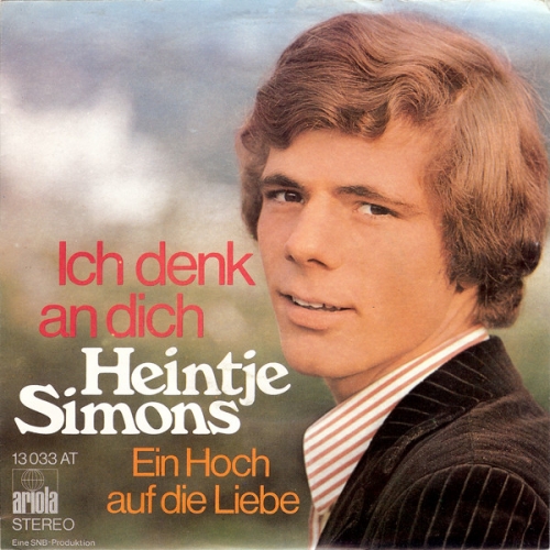 13 033 AT - Heintje Simons - Ich Denk An Dich / Ein Hoch Auf Die Liebe (Front)