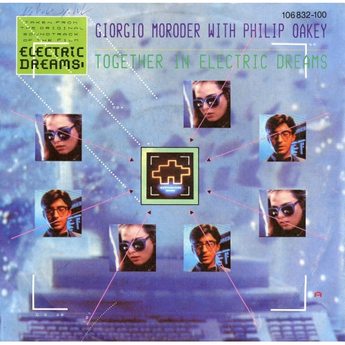 Virgin - 106 832 - Giorgio Moroder With Philip Oakey – Together In Electric Dreams  / Together In Electric Dreams (Instrumental) (Front)