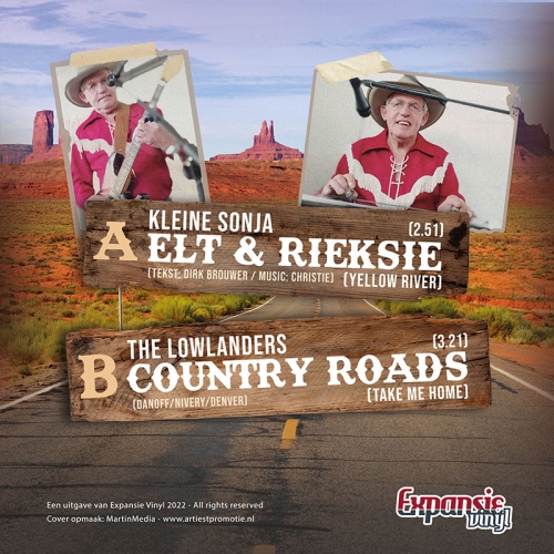 9.057 - Elt & Rieksie - Kleine Sonja / Country Roads (Back)