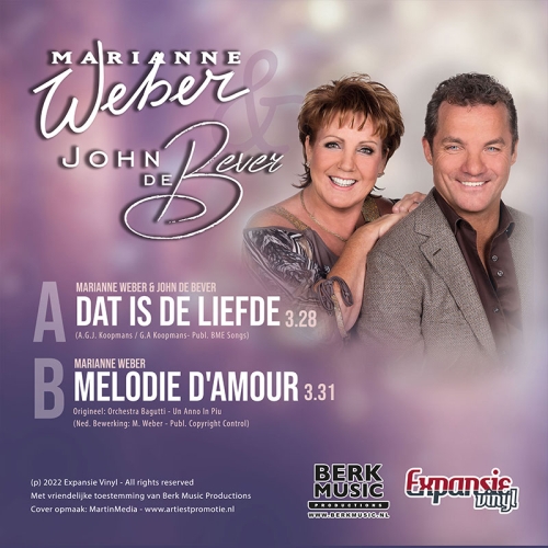 9.062 - John de Bever & Marianne Weber - Dat is liefde / Melodie D.amour (Back)