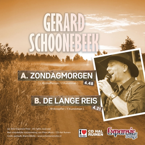 9.068 - Gerard Schoonebeek  - Zondagmorgen / De lange reis (Back)