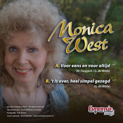 9.071 - Monica West - Voor eens en voor altijd / t is over . heel simpel gezegt (Back)