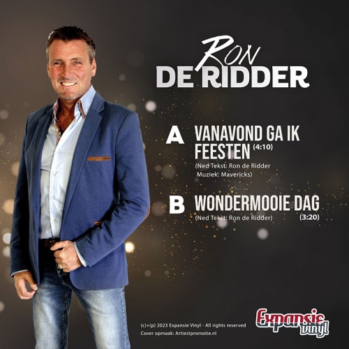 9.078 - Ron de Ridder - Vanavond ga ik feesten / Wondermooie dag (Back)