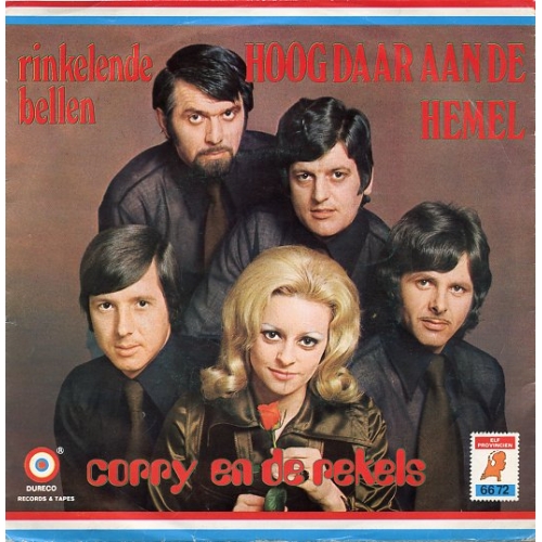  Elf Provinciën - 6672 - Corry En De Rekels – Hoog Daar Aan De Hemel / Rinkelende Bellen (Front)