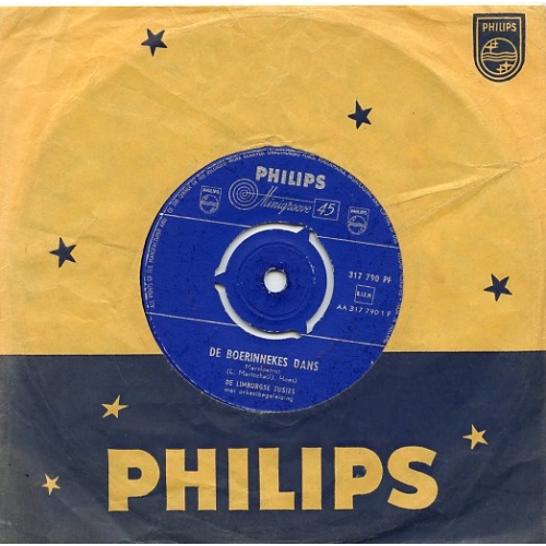 Philips ?– 317 790 PF - De Limburgse Zusjes – De Boerinnekensdans / Ik Wacht Op Jou (Front)