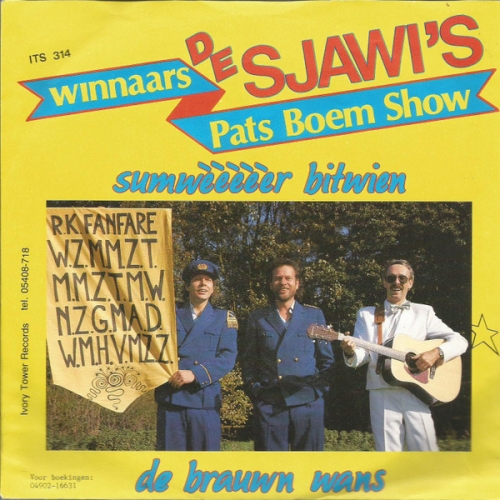 vory Tower - ITS 314 - De Sjawi's – Sumwèèèèr Bitwien / De Brauwn Wans (Front)