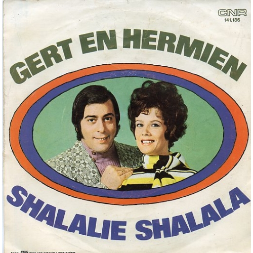 CNR – 141.186 - Gert En Hermien – Shalalie Shalala / Overal Op De Wereld (Front)
