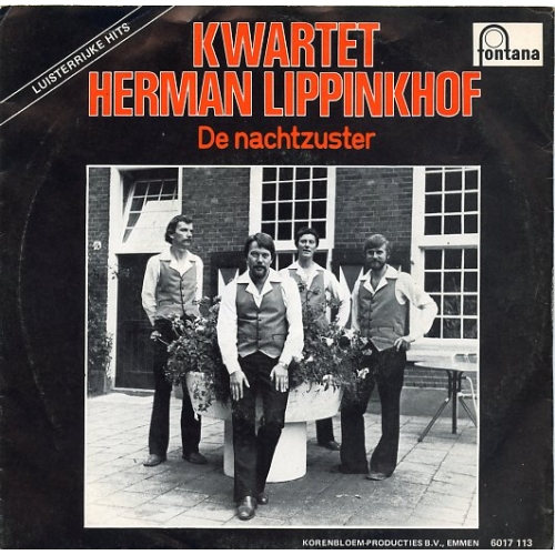  Fontana - 6017 113  - Kwartet Herman Lippinkhof – De Nachtzuster / Liefste Ik Zal Aan Je Denken Op Zee (Front)