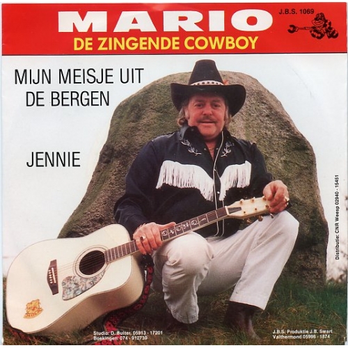 JBS 1069 - Mario De Zingende Cowboy – Mijn Meisje Uit De Bergen / Jennie (Front)