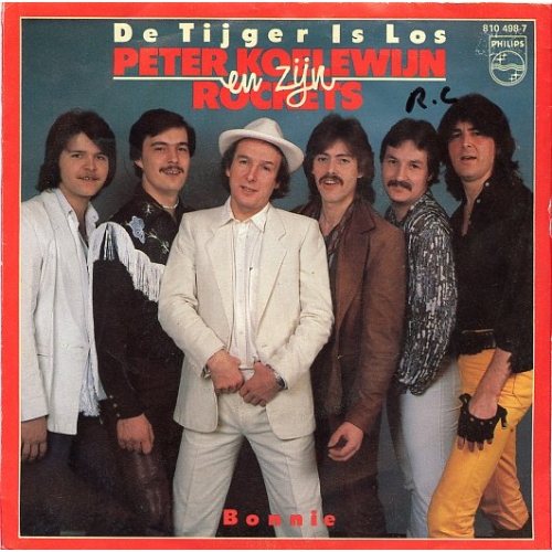 Philips – 810 498-7 - Peter Koelewijn & Zijn Rockets – De Tijger Is Los / Bonnie (Front)