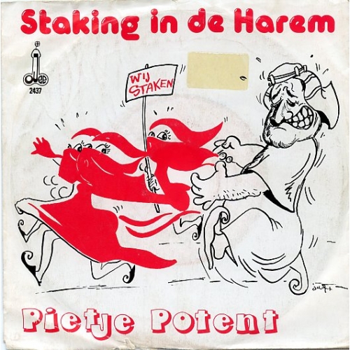 Ojee – OS 2437 OF - Pietje Potent – Staking In De Harem / Zolang Ik Nog 'n Hand Heb (Front)