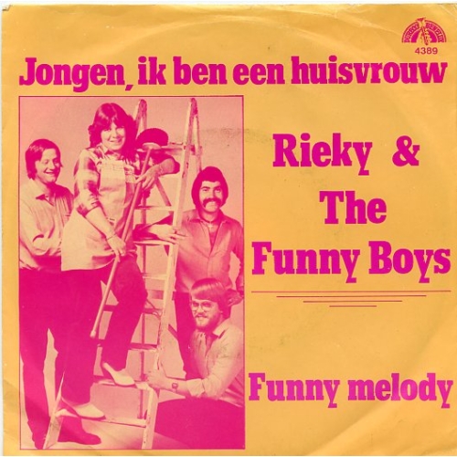 Dureco Benelux – 4389-A - Rieky & The Funny Boys – Jongen, Ik Ben Een Huisvrouw / Funny Melody (Front)