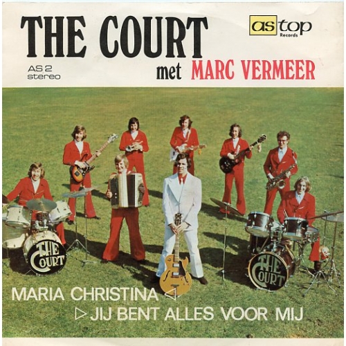 As Top Records – AS 2 - The Court met Marc Vermeer – Maria Christina / Jij Bent Alles Voor Mij (Front)
