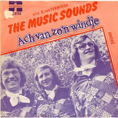 Negram – NG 2173 - The Music Sounds o.l.v. G. van Terwisga – Ach Van Zo'n Windje / André (Front)