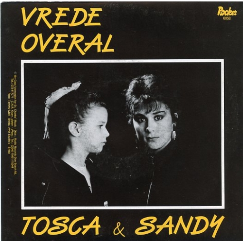 Rocker – 6058 - Tosca & Sandy / The Country Boys – Vrede Overal / Oh, My Darling Clementine (Front)