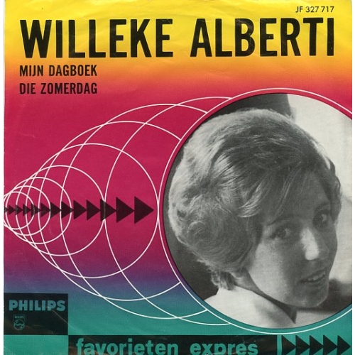 Philips – 327 717 JF - Willeke Alberti – Mijn Dagboek / Die Zomerdag (Front)