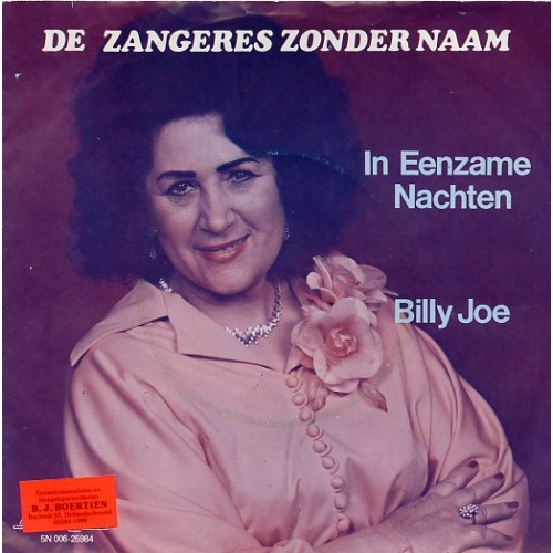 Negram – 5N 006-25984 - De Zangeres Zonder Naam - In Eenzame Nachten / Billy Joe (Front)