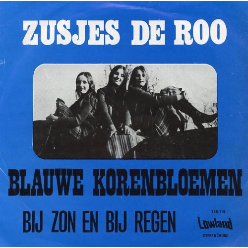 Lowland – 180 114 - Zusjes De Roo – Blauwe Korenbloemen / Bij Zon En Bij Regen (Back)