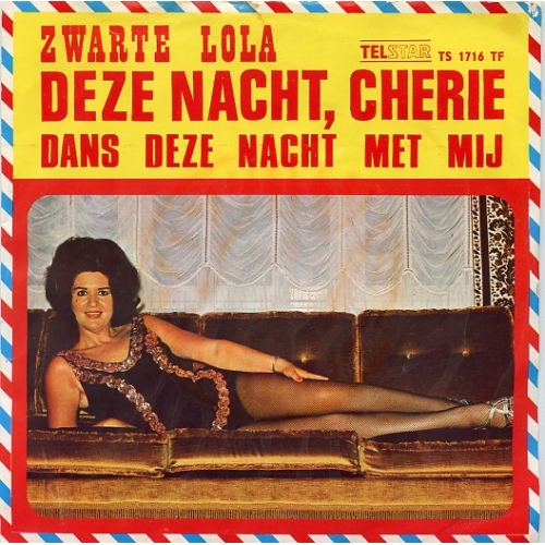 TS 1716 TF - Zwarte Lola – Deze Nacht, Cherie / Dans Deze Nacht Met Mij  (Front)
