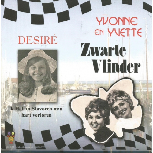 2021-7770 - Desiré / Yvonne en Yvette – Ik heb in Stavoren  / Zwarte Vlinder (Front)