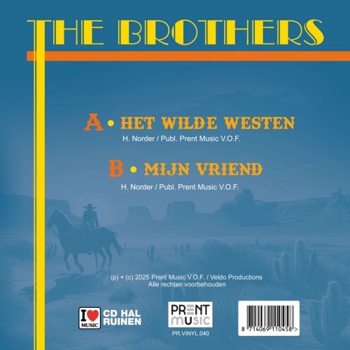 PR.VINYL.040 - The Brothers - Het Wilde Westen - Mijn Vriend (Back)