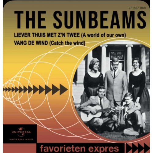 PR.VINYL.037 - The Sunbeams – Liever Thuis Met Z’n Twee / Vang De Wind (Front)