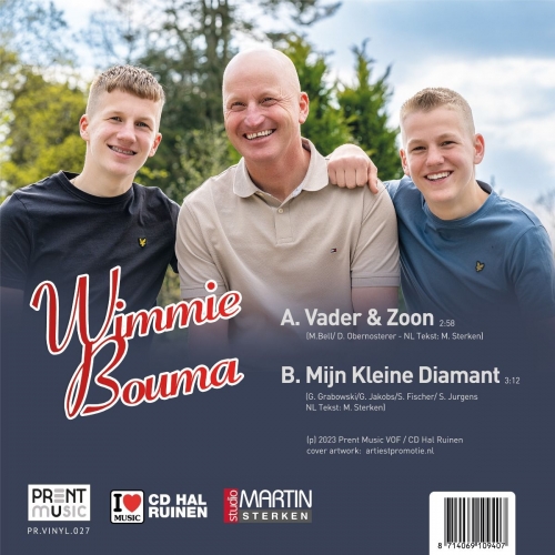  PR.VINYL.27 - Wimmie Bouma - Vader & Zoon / Mijn kleine Diamant (Back)